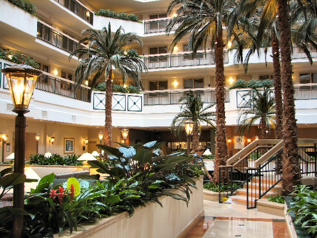 Atrium at the Embassy Suites Hotel